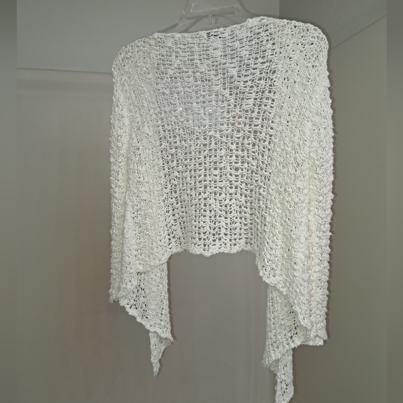 Nomadic Traders Ivory Open-Knit Sweater - Picture 2 of 3